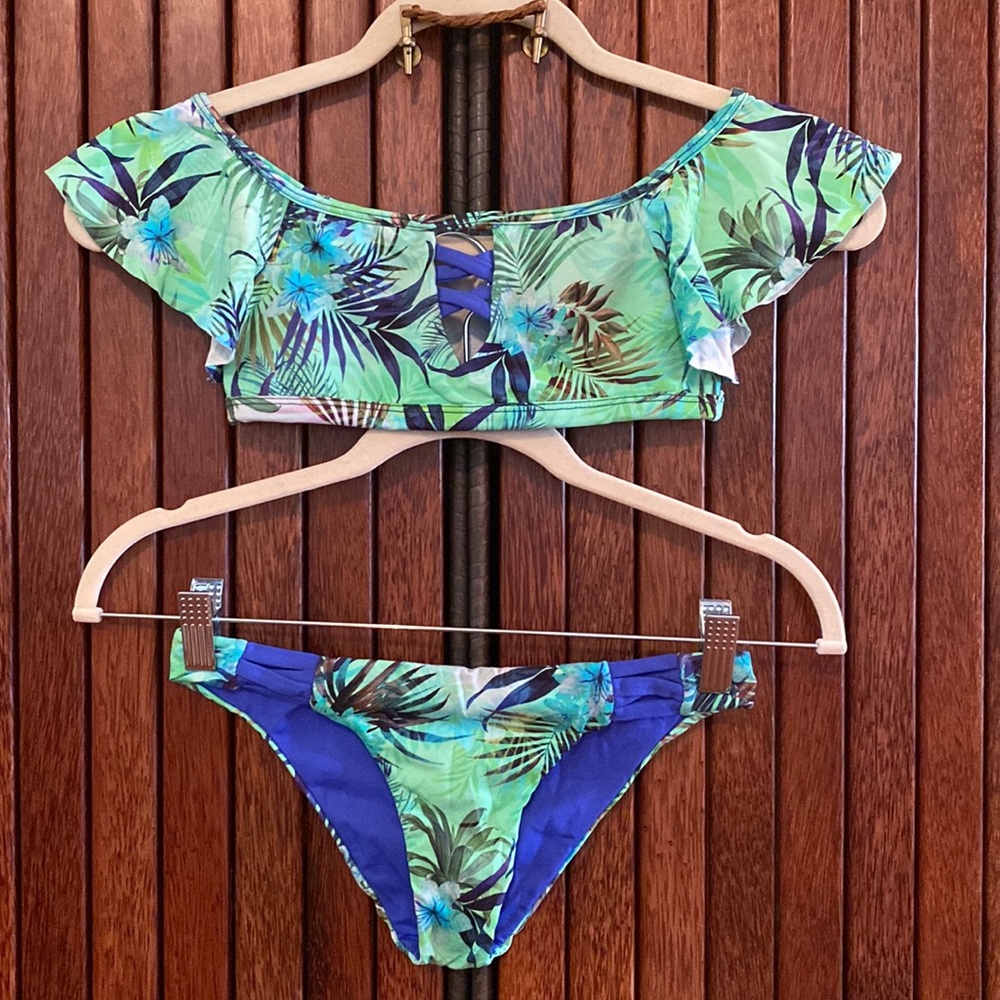 SABZ SB SWIMWEAR GIRLS’ FLORAL PRINT BIKINI